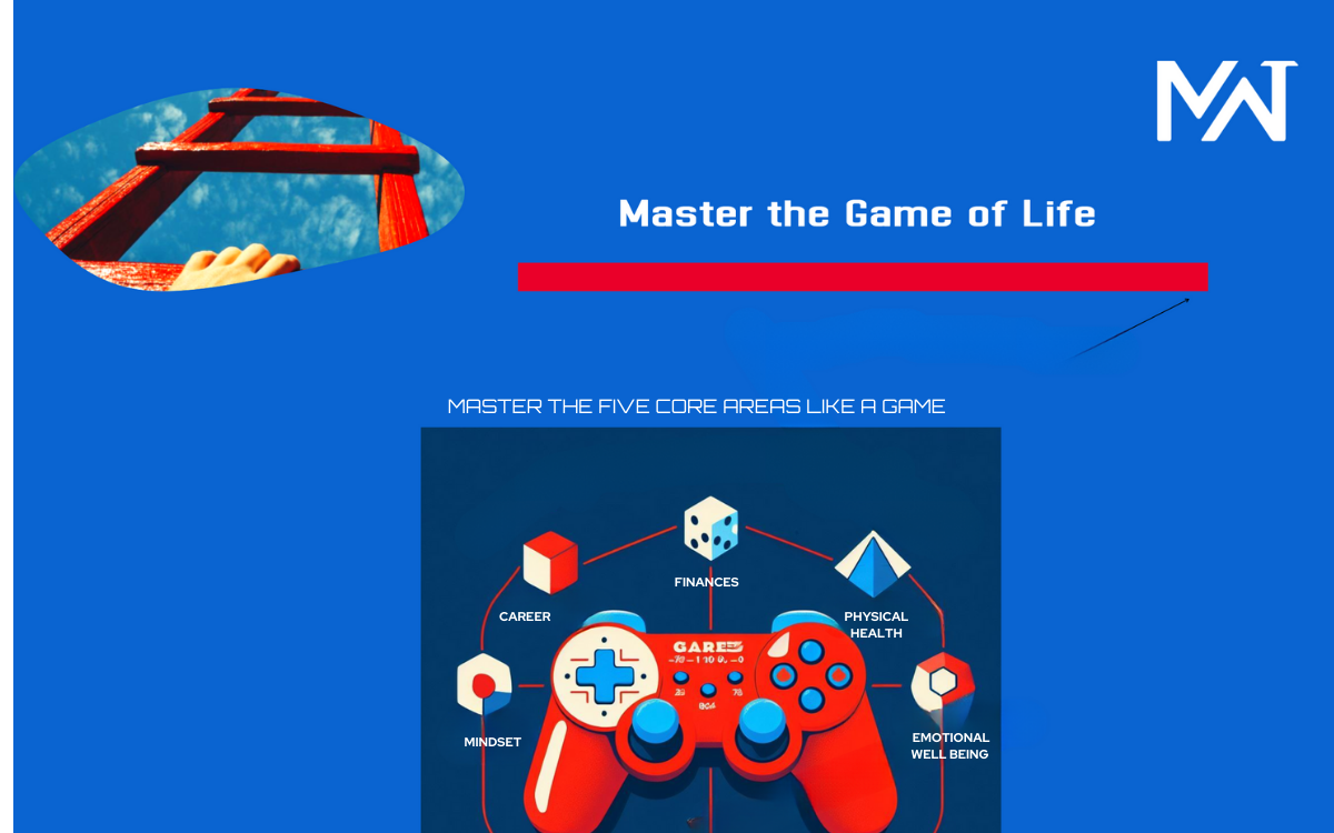 Life is just a game and how you can master the rules of the game to level up in five core areas of your life