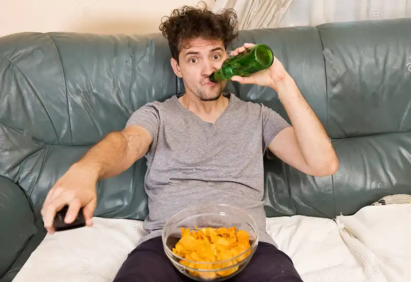 person eating