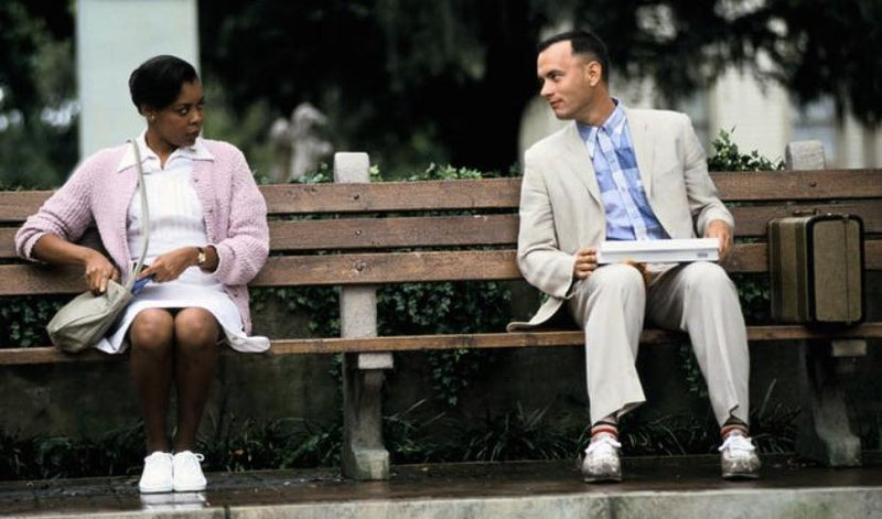 Forrest Gump Bench Conversation