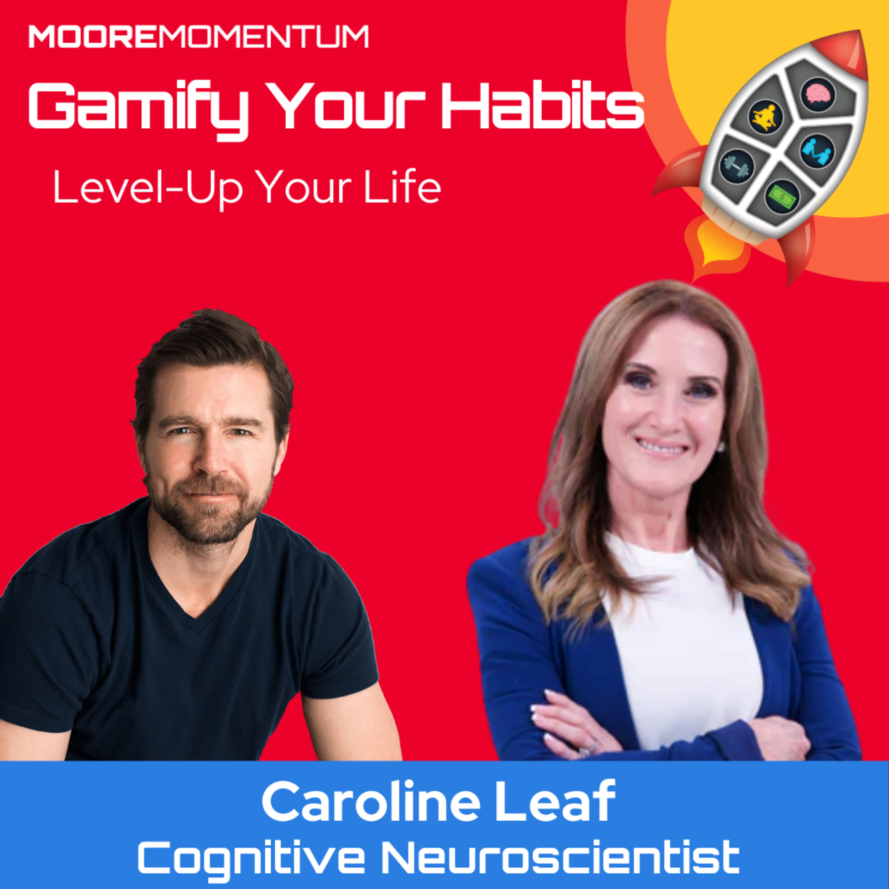  In this episode of Gamify Your Habits, Will digs deep into how our brain grows and is constantly changing with Cognitive Neuroscientist and author of 18 books, Dr. Caroline Leaf. She discussed how deeper thinking equals a longer life and how we are harming ourselves when we don’t grow or challenge ourselves.