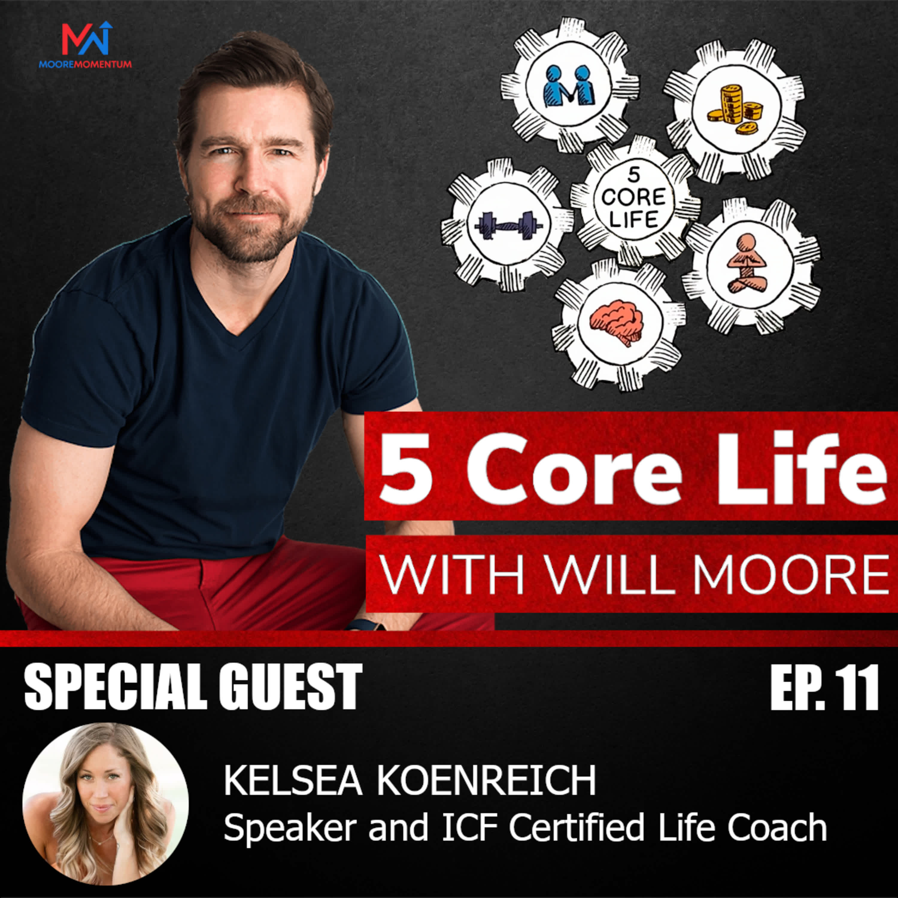 Are You Turning The Failure Moments In Your Life Into Positive Momentum? Join Will and Special Guest Kelsea Koenreich To Discuss Rock - Bottoms, & Using Those Experiences To Become Whole