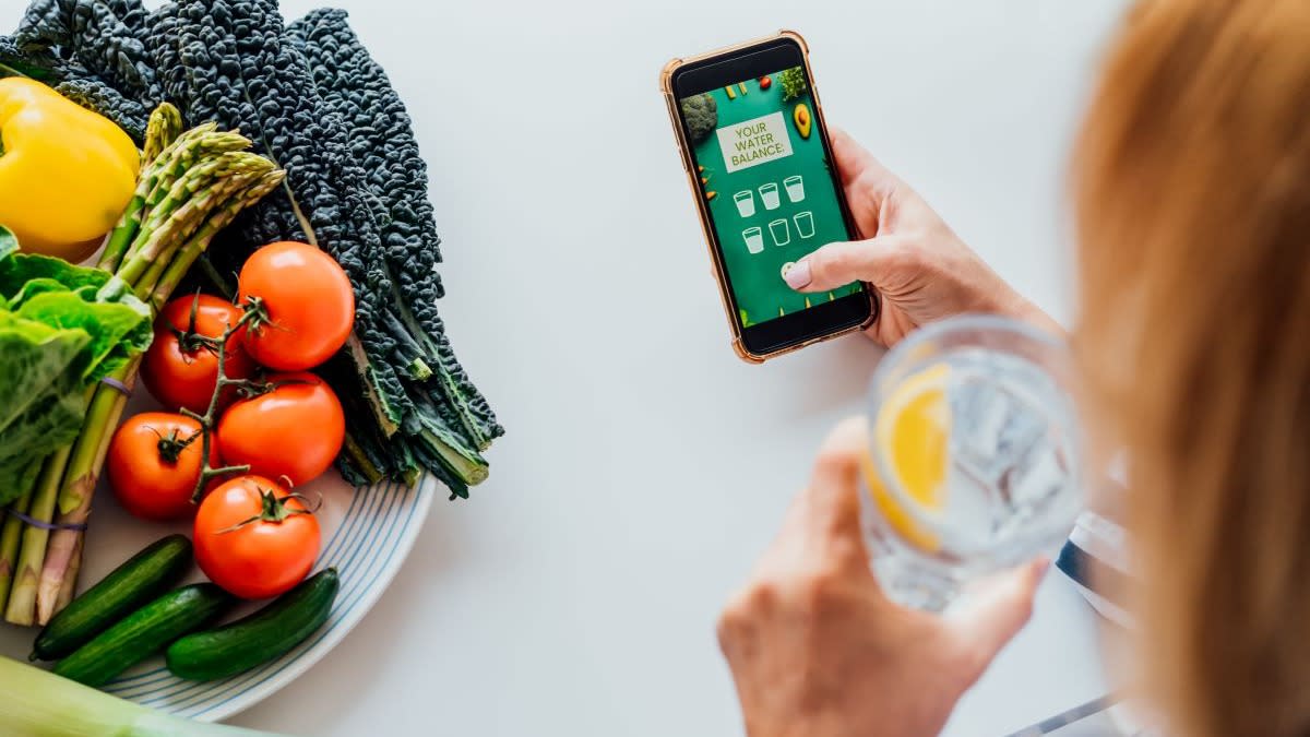 Healthy habit to drink water