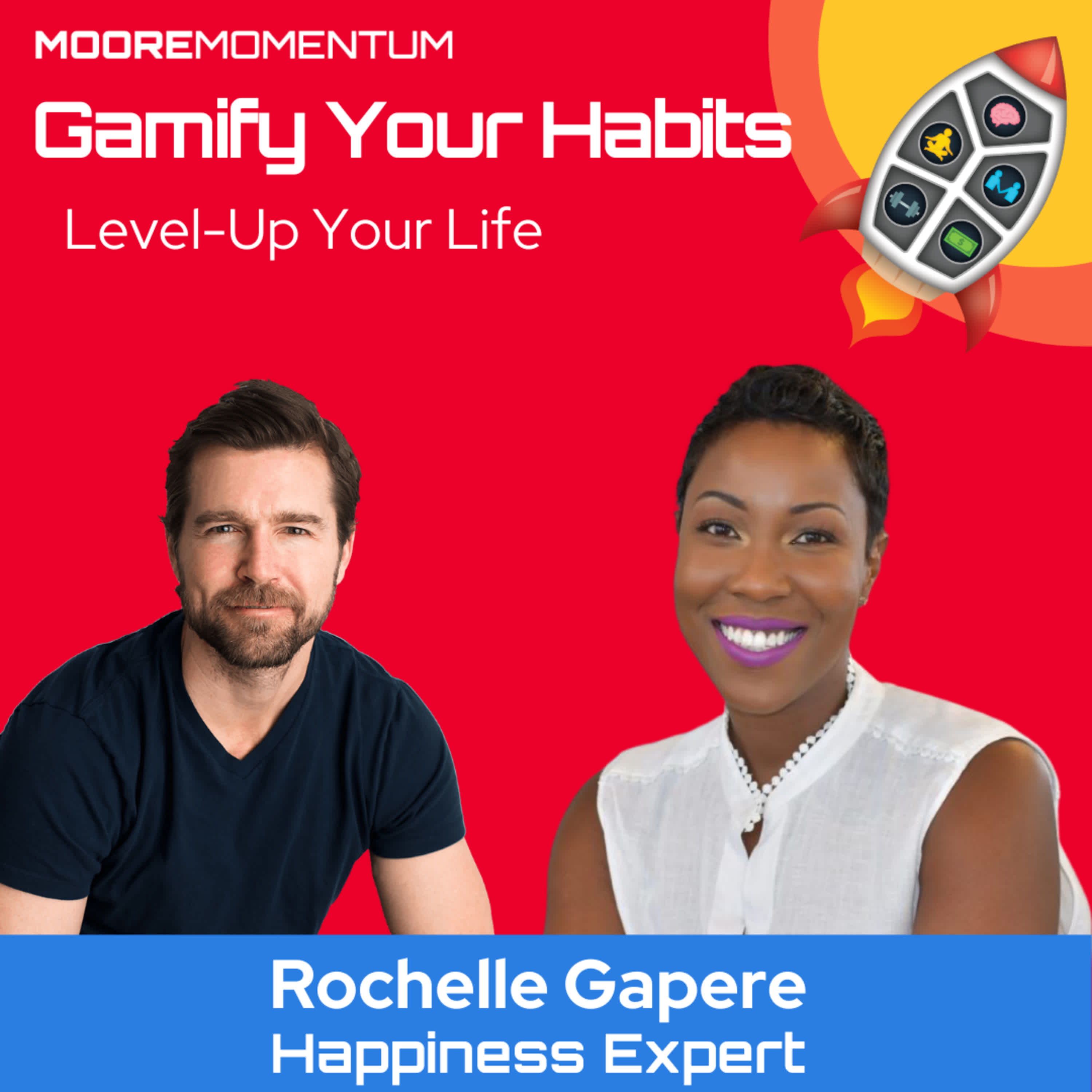  Before you can improve your happiness, you must be aware of what your current habits are. Will and Rochelle Gapere discuss the behavioral science behind what it takes to be happy and how to use the laws of the universe to your advantage