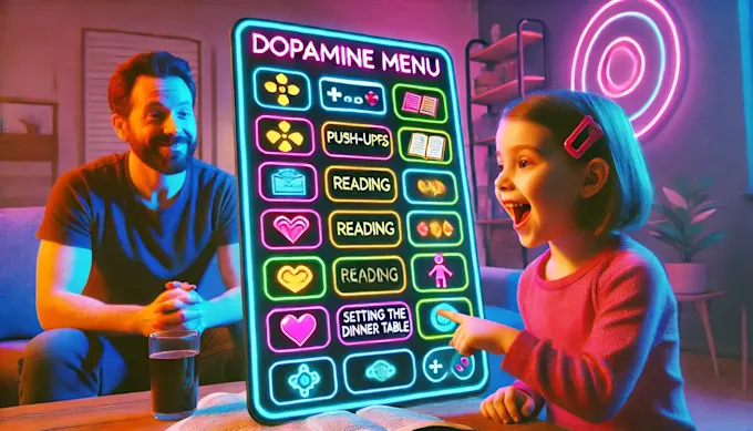 parenting hack kids dopamine menu