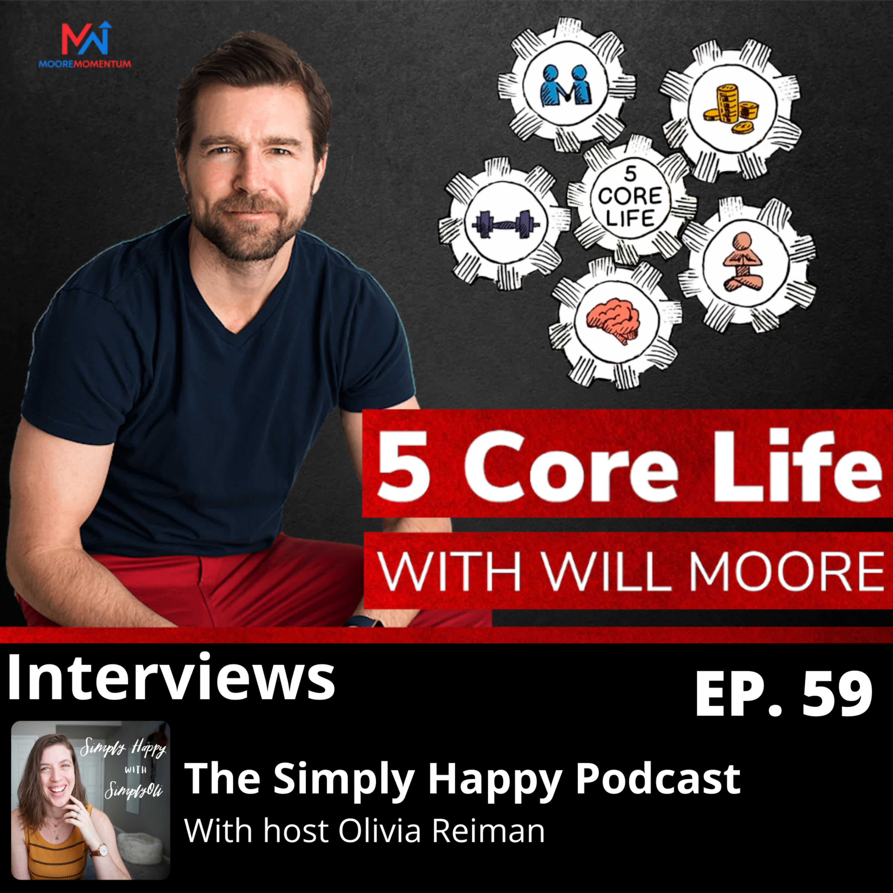 Connecting to Your Why, an Interview on The Simply Happy Podcast with Olivia Reiman
