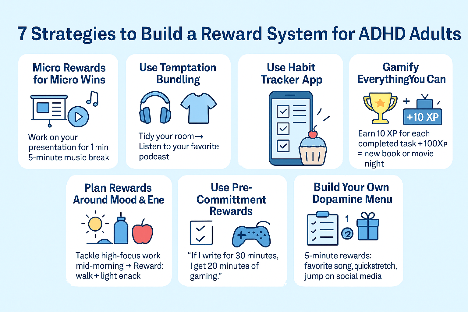tsrategies to build adhd reward system