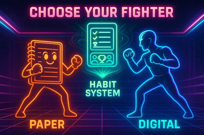 Paper or Digital tracker