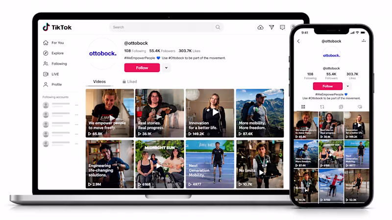 Discover Ottobock on TikTok for inspiring stories, innovative prosthetics, adaptive sports, and empowering moments that celebrate mobility, inclusion, and human potential.