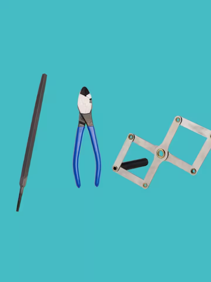 Es werden nebeneinander verschiedene Werkzeuge dargestellt.