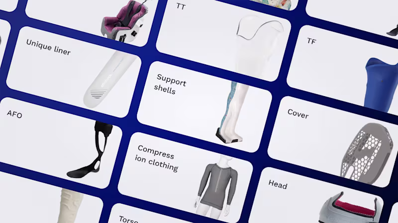Stylized overview of the custom product catalog in custom fabrication.