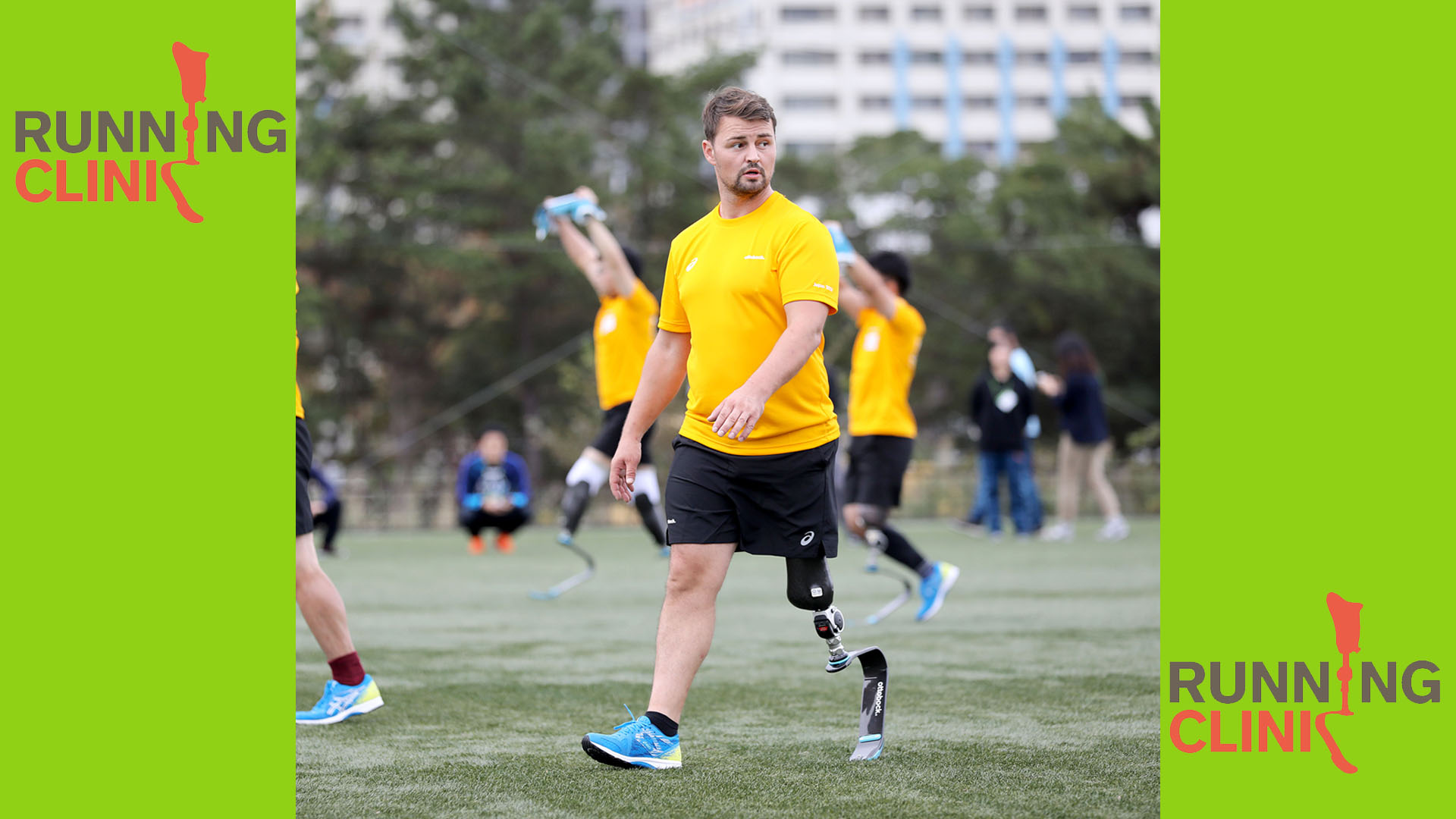 義足ランニングクリニックコーチ ポポフ