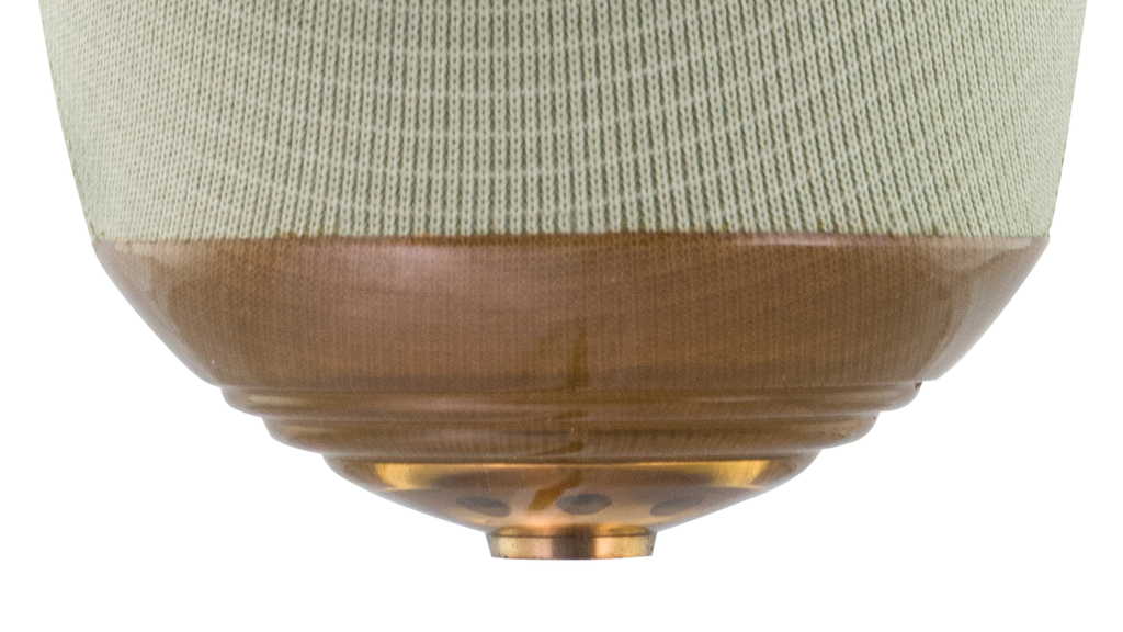 Close-up of the locking mechanism of a locking liner.