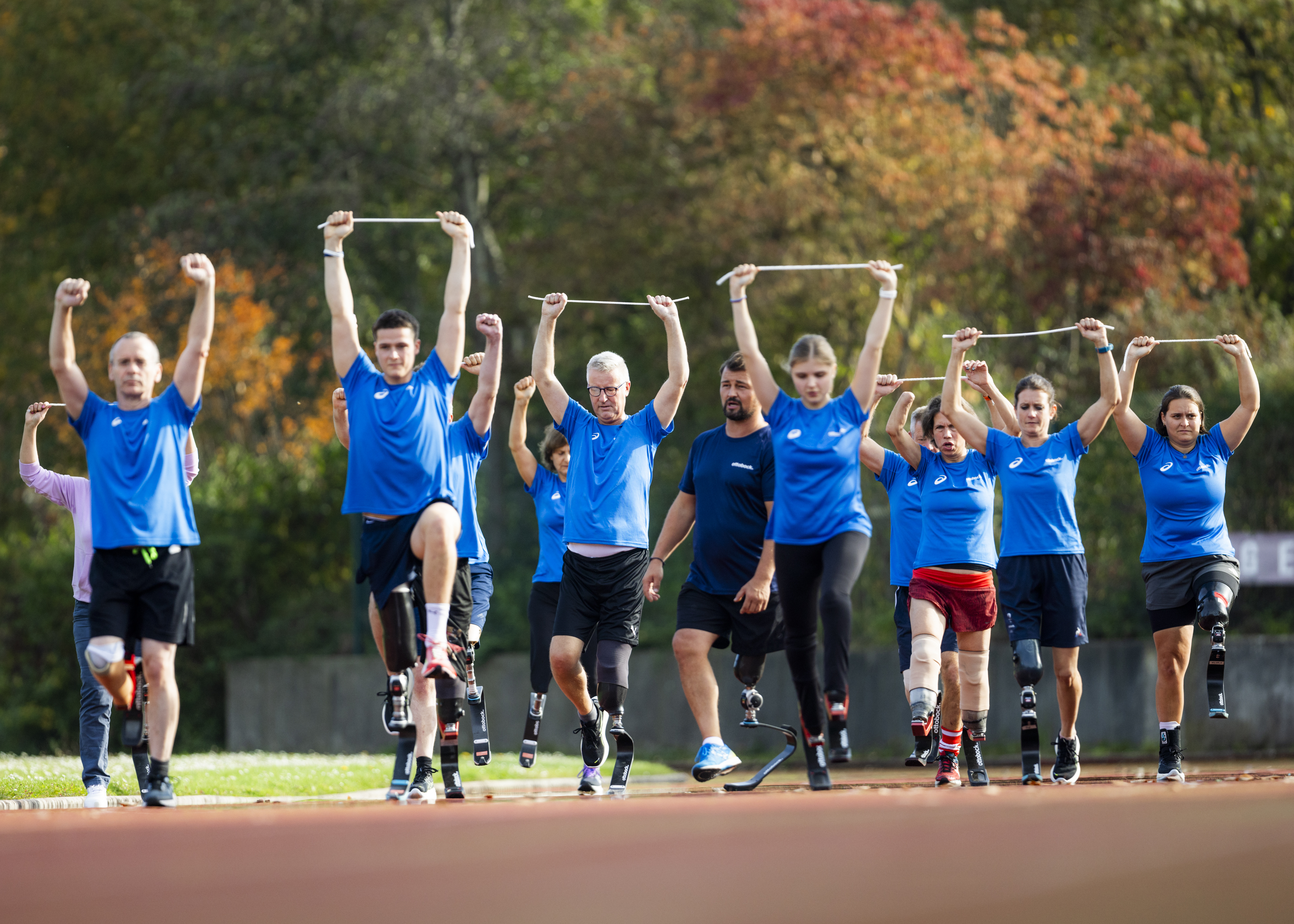 Teilnehmer bei der Running Clinic