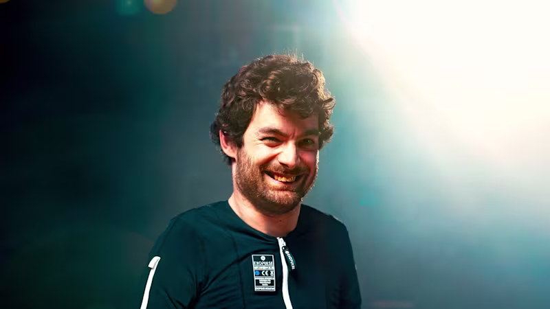 Cerebral palsy patient wearing the Exopulse Mollii Suit