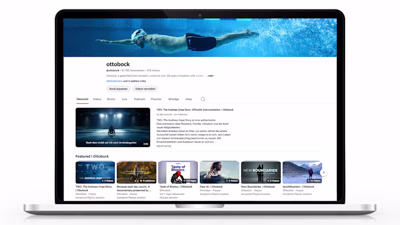 Explore Ottobock's official YouTube channel featuring inspiring stories, innovative prosthetics, bionic technologies, mobility solutions, and videos that empower people worldwide.
