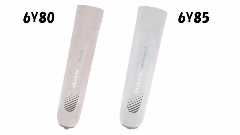 義足ライナー 6Y80/6Y85大腿用シリコーン抗菌加工 ピン懸垂