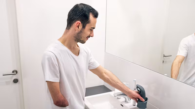 Skeo up daily assist for independence in the bathroom and kitchen