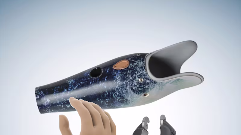 Ottobock speedhand with Greifer prosthetic combination for powerful grip and versatile, controlled performance.