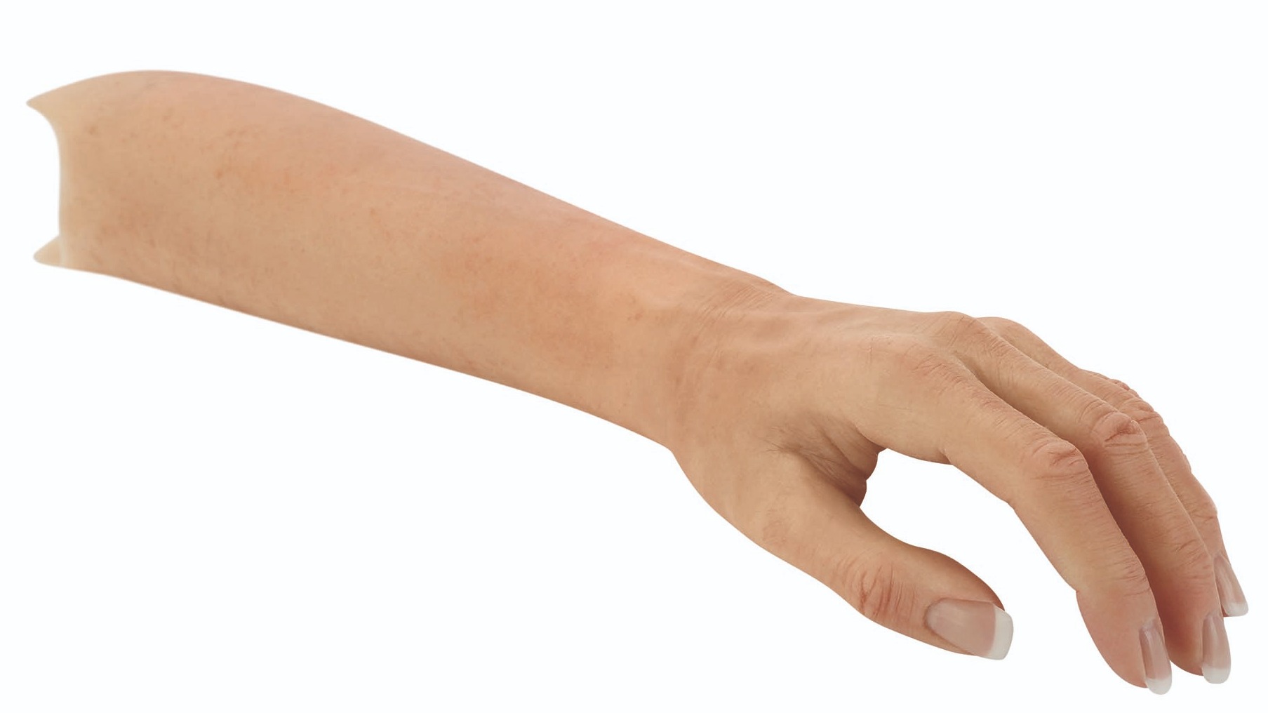 Un brazo de silicona realista