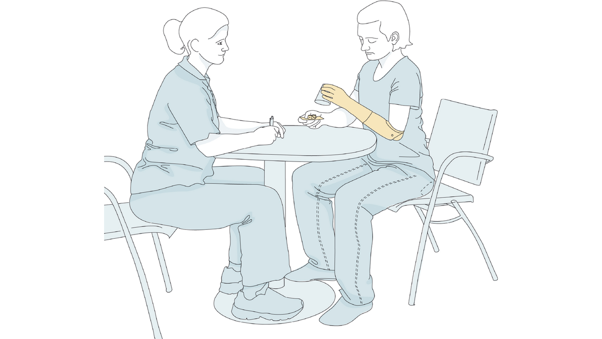 はじめての義手：補助具の相談