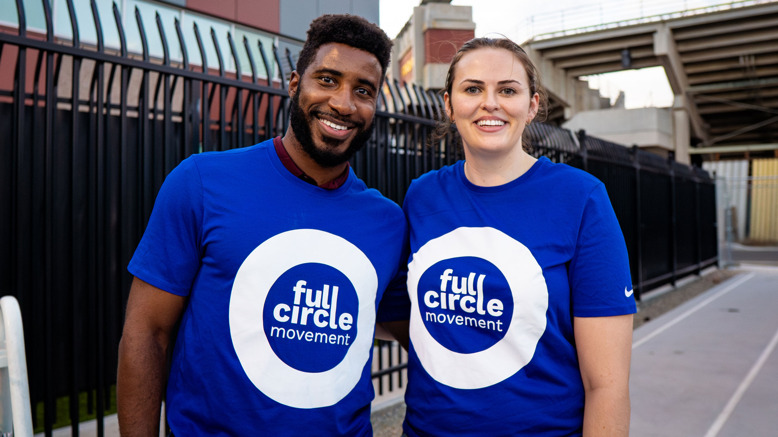 Full Circle Movement participants posing for a picture