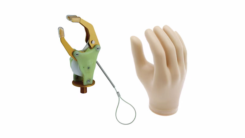 能動義手ハンド 随意閉じ式/随意開き式
