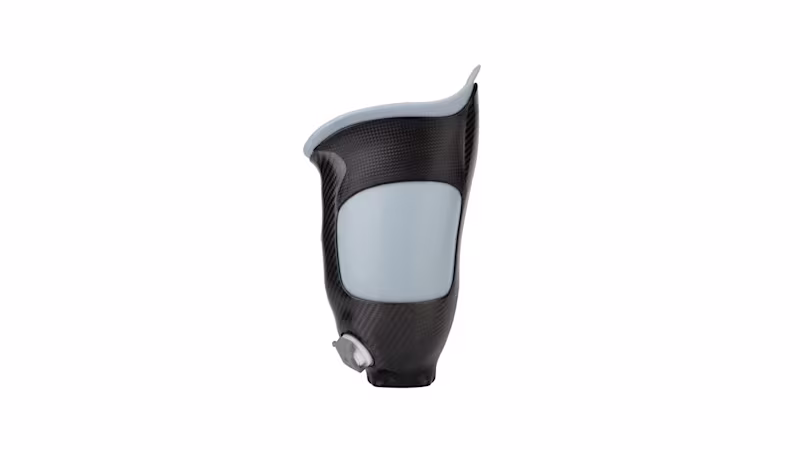 SiOCX TF Pro frame socket with blue silicone inner socket and valve