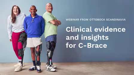 C-Brace clinical evidence webinar Scandinavia