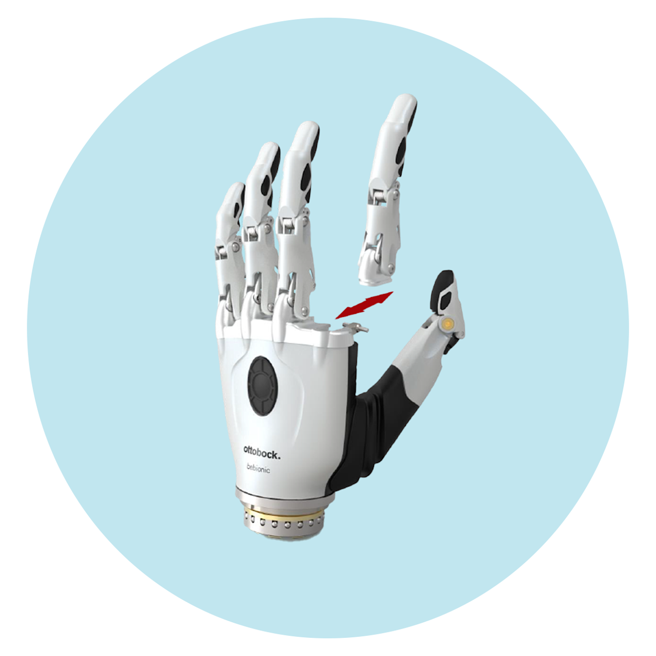 Bebionic Arm Labeled Ottobock | bebionic