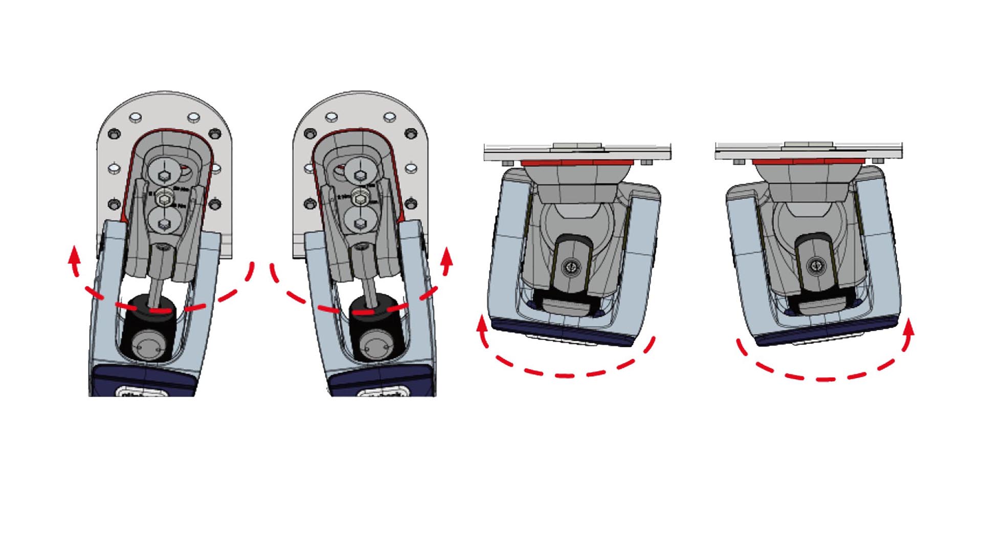 義足股継手：7E9 股継手 油圧シリンダー内蔵