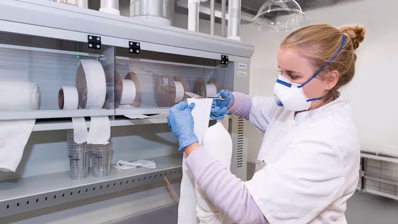 Ottobock offers protective equipment for substances that are deemed dangerous by the Ordinance on Hazardous Substances (GefStoffV). Our PPE includes products to protect the hands, face, eyes, respiratory tract and other parts of the body.