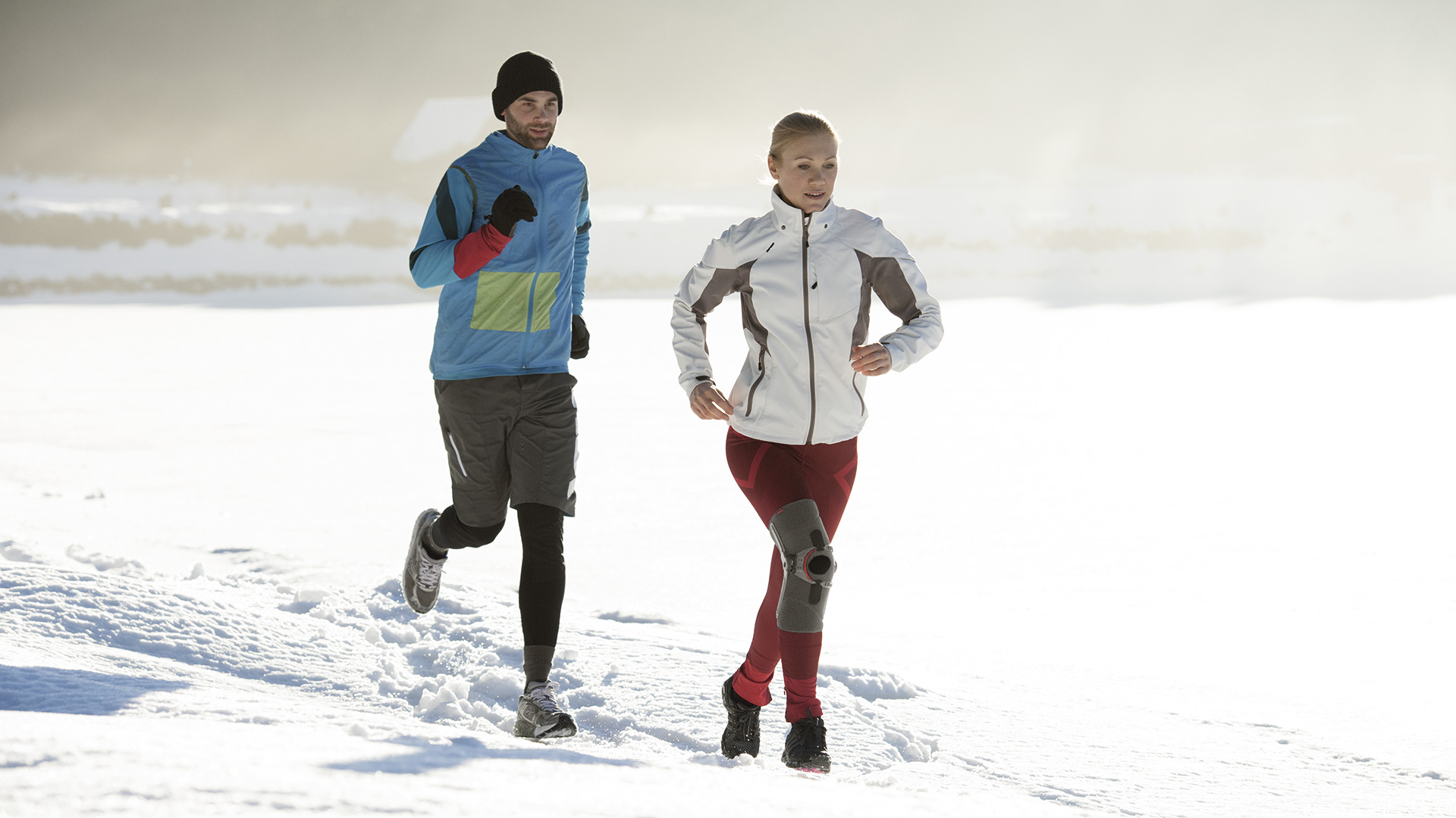 Agilium Patella | Kadri beim Joggen im Schnee