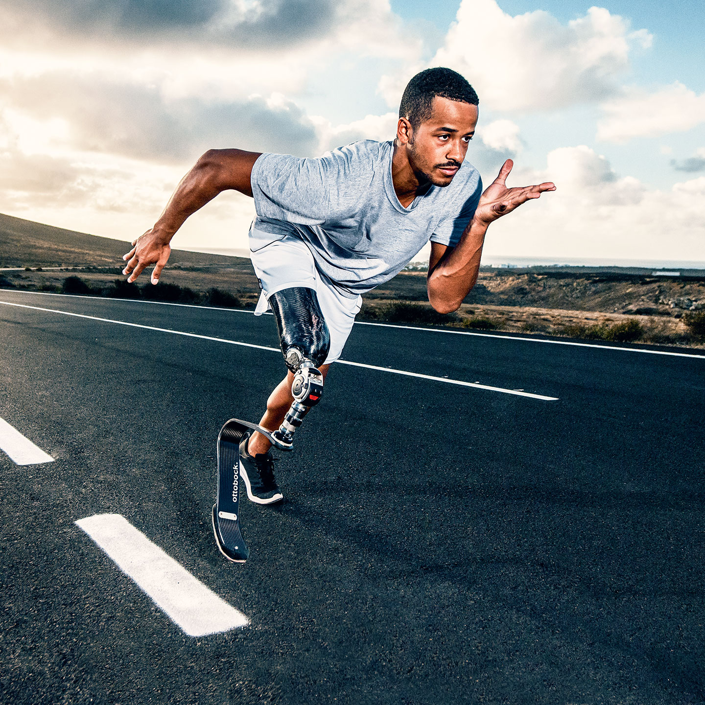 Leon si allena per le Paralimpiadi a Lanzarote