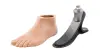 Ottobock Trias footshell next to a Ottobock Trias prosthetic foot