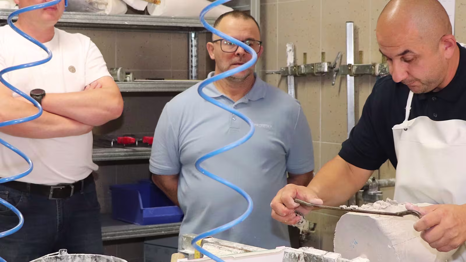 Ortopedický technik v dielni