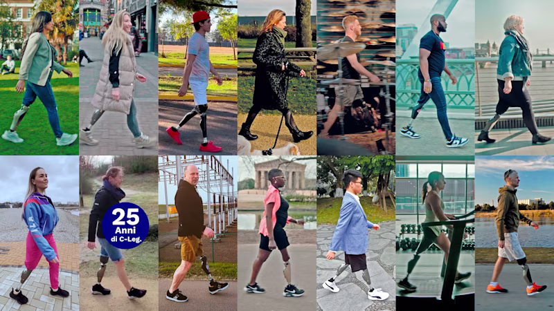 C-Leg l'esclusivo ginocchio elettronico da 25 anni permette agli utenti di andare avanti con decenni di innovazione ad ogni passo.