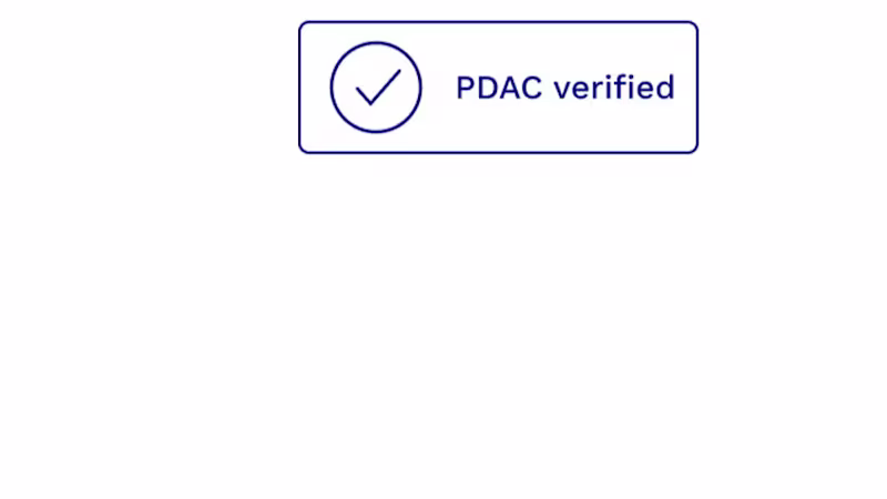 PDAC verified badge.