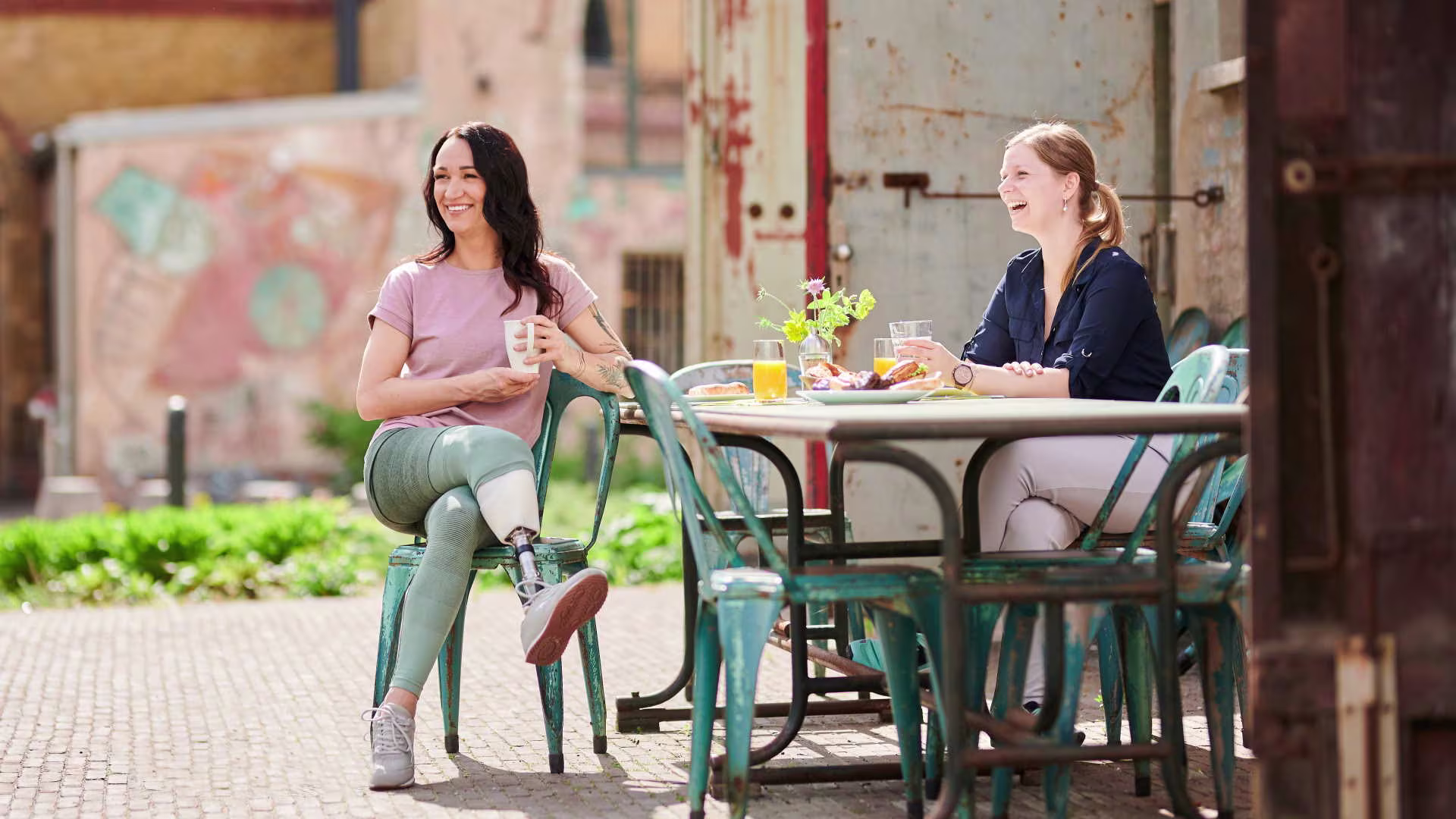 Patient at our Patient Care Center in Berlin.