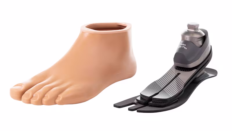 義足足部1C58タレオサイドフレックス カーボン構造 横方向への動き