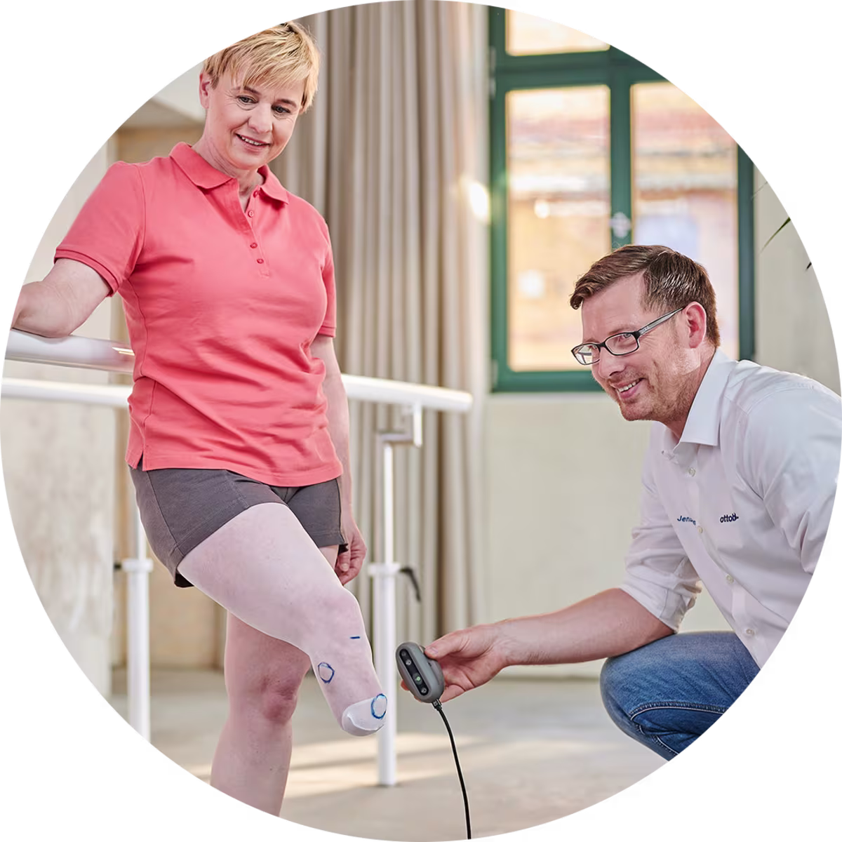 The Ottobock EasyScan handheld scanning system.