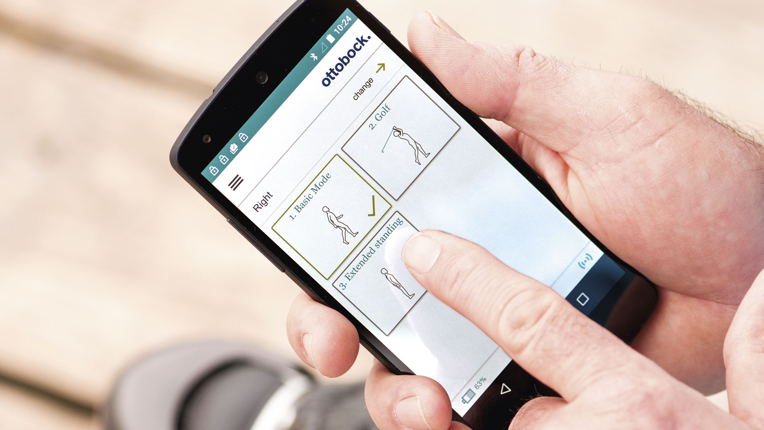 Dettaglio della schermata della app Cockpit