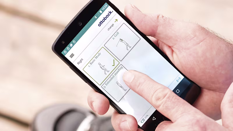 Dettaglio della schermata della app Cockpit