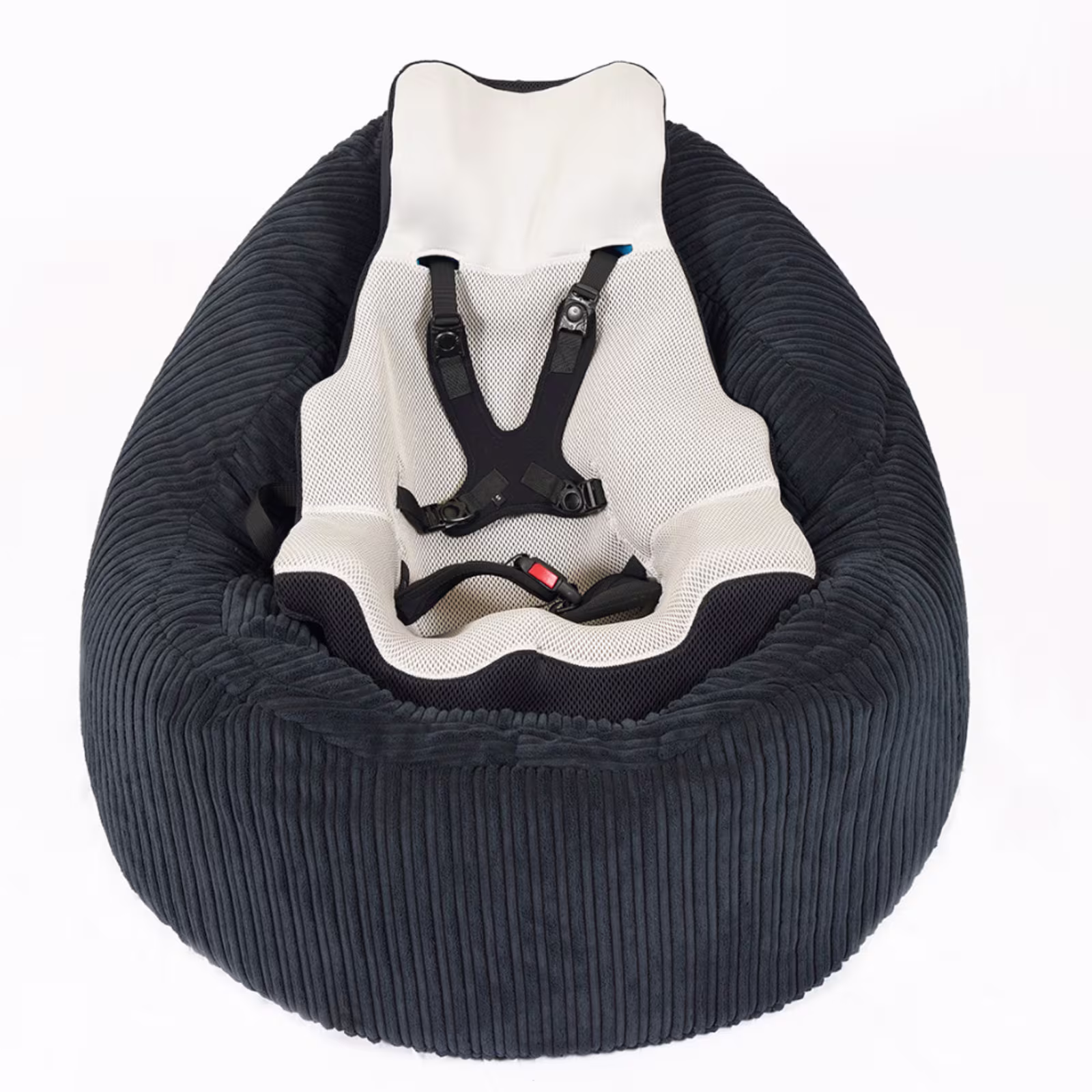 softseat supporting postural custom seat on beanbag