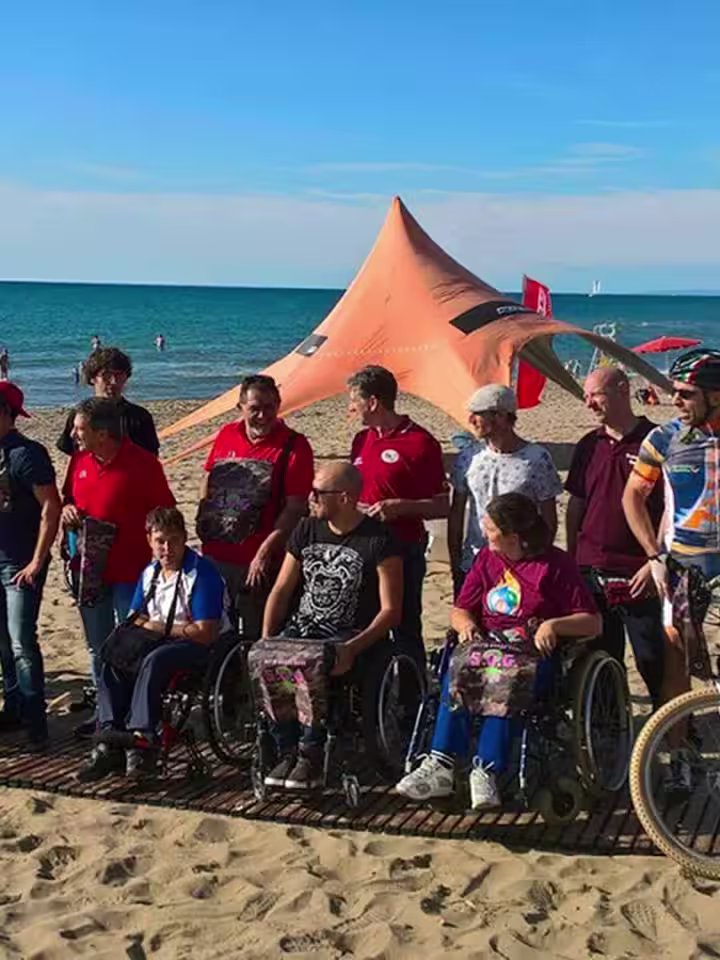 Sport in spiaggia ai Sotto Gamba Game 2021