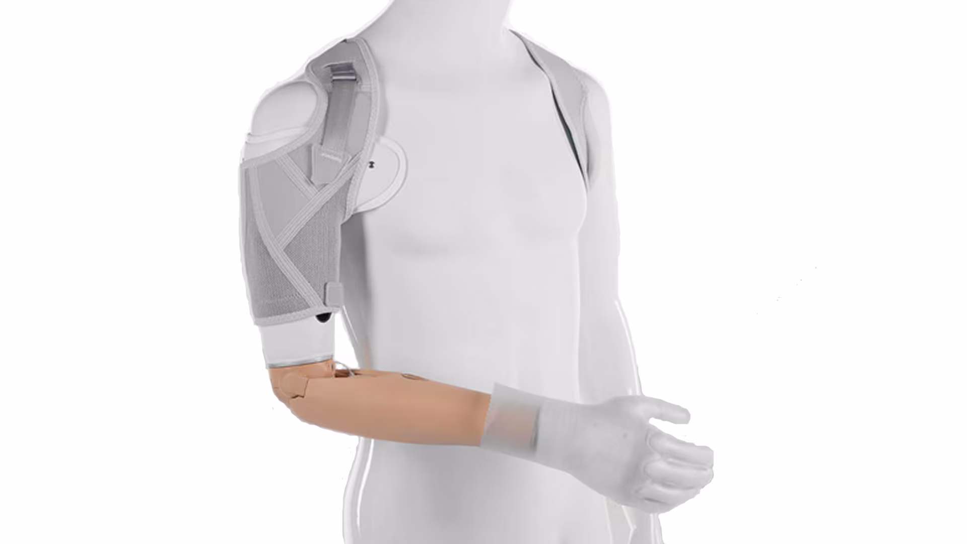 筋電義手 構造と仕組み michelangeloミケランジェロ 12K501アクソンアーム肘継手 筋電シグナルでロック/アンロック操作 AFB肘屈曲アシスト機能
