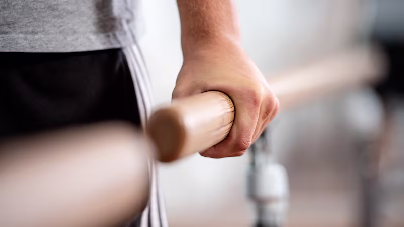 Patient takes first steps after amputation