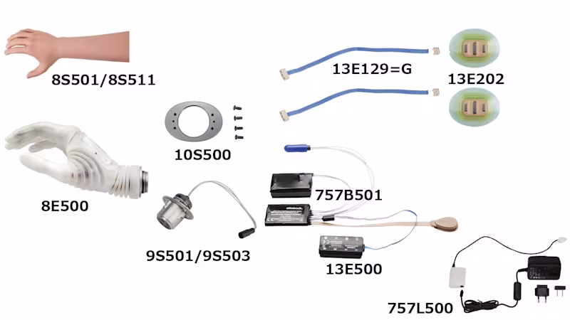 筋電義手 Michelangeloミケランジェロ 前腕義手 構成と仕組み