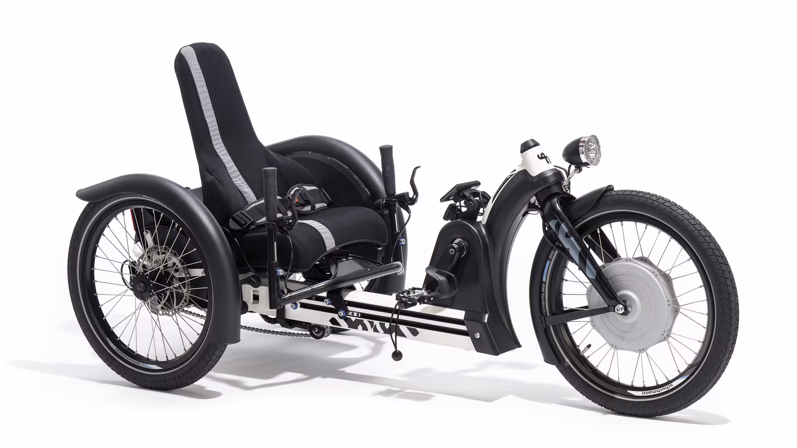 Vista laterale del Triciclo reclinato Mats Schuchmann