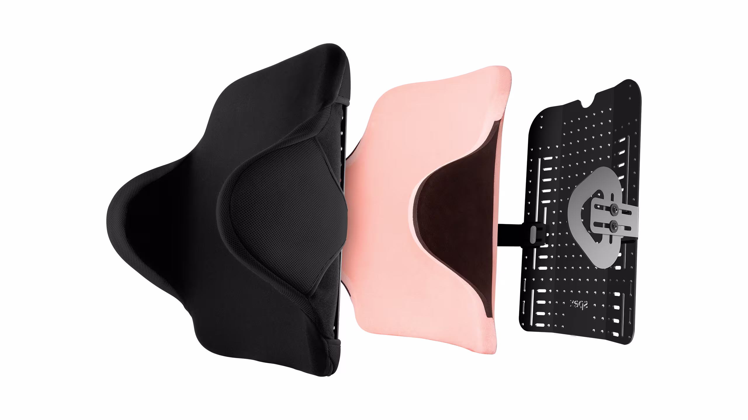 Dettaglio esploso dello schienale posturale Spex Manta