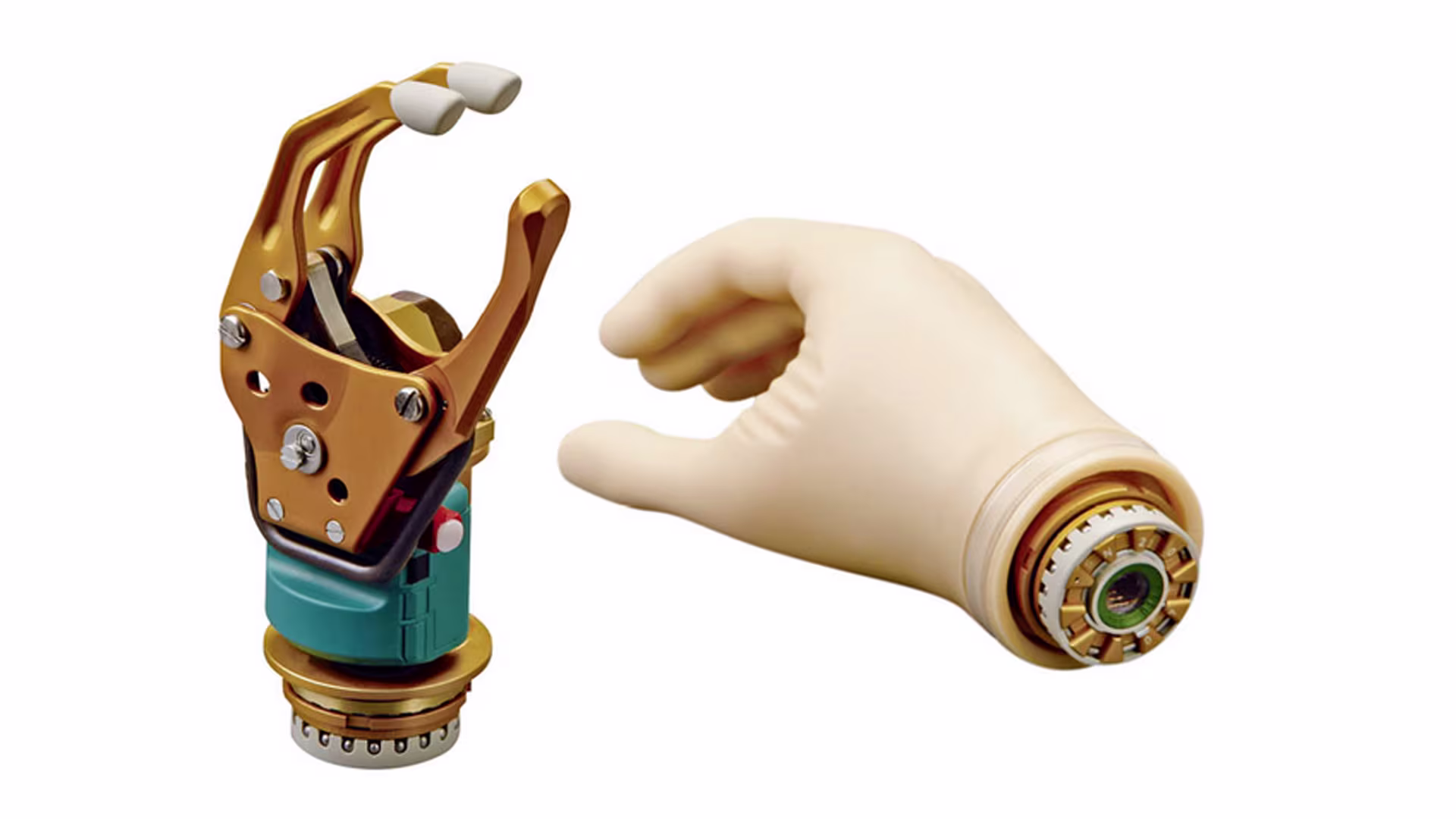 筋電義手 マイオボックシステム 8E38クイックチェンジ式 強い把持力/作業空間を選ばない